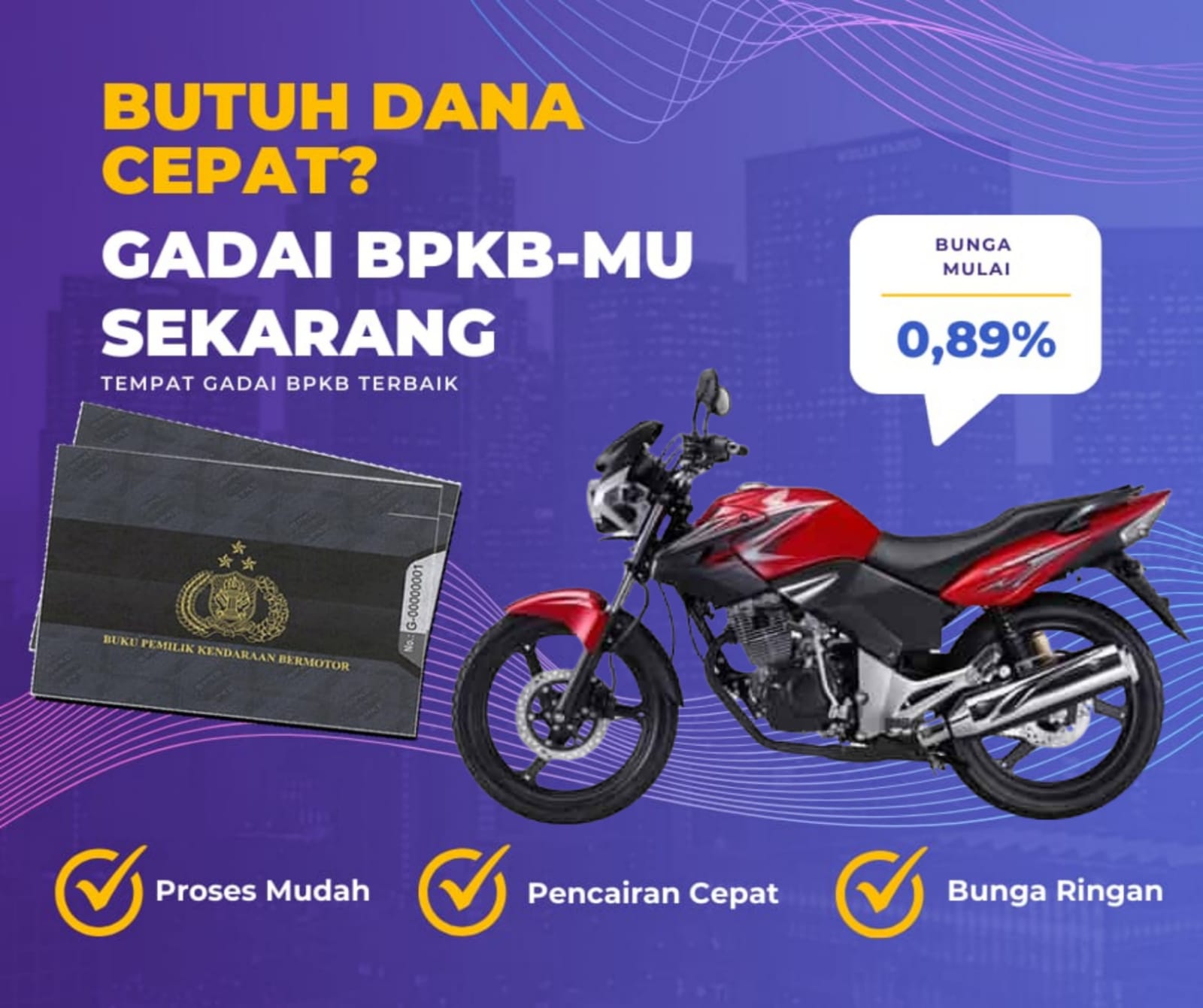 Kredit Jaminan Bpkb Motor Honda Newtiger Revo Cw Dapat Dana Berapa? Seperti Ini Simulasinya